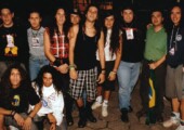 1993 1 De Maio Viper E Equipe No Backstage O Primeiro Dos Dois Shows Em Que A Banda Abriu Para O Metallica No Estádio Do Parque Antártica